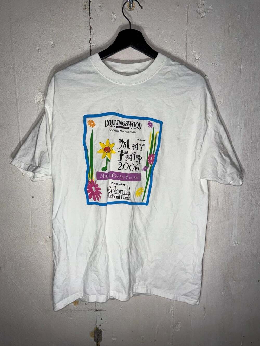 Vintage 2006 Collingswood New Jersey May Fair Arts & Crafts Festival Hanes Beefy - Picture 2 of 3